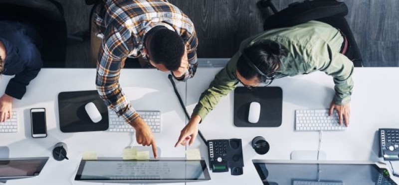 Colleagues at work
